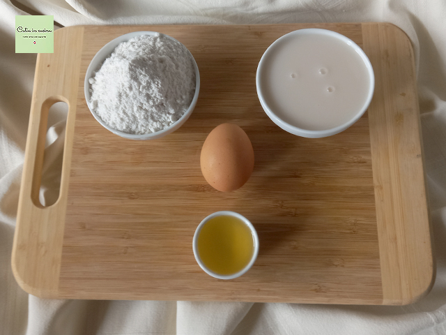 crepes sem glúten e sem laticínios ingredientes