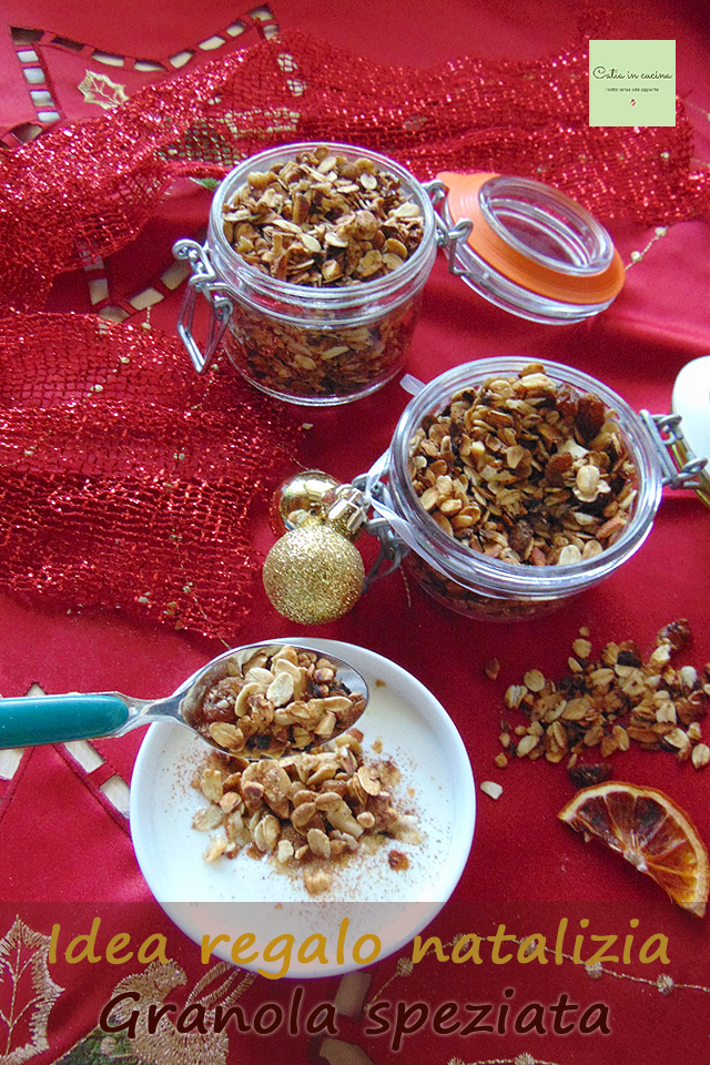 granola speziata e kefir