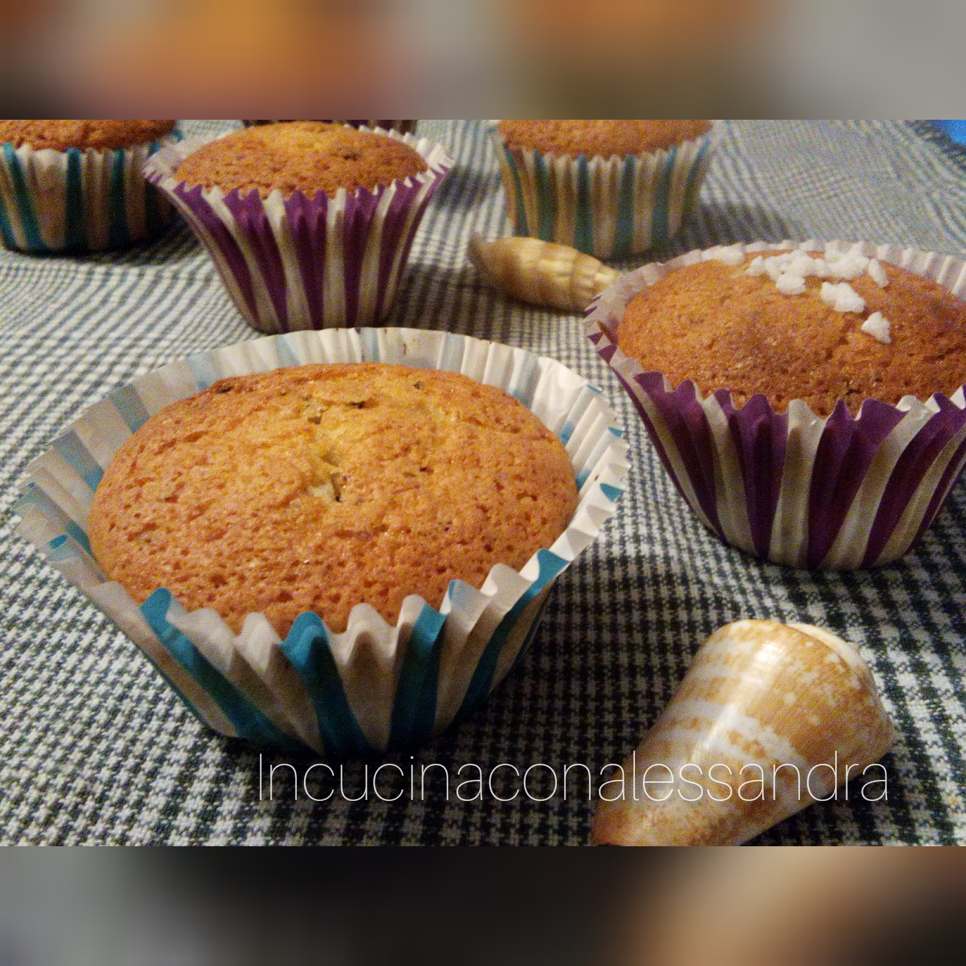 Muffin com gotas de chocolate