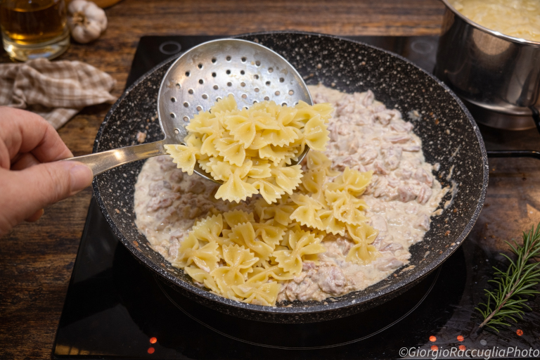 Gravatinhas com salmão