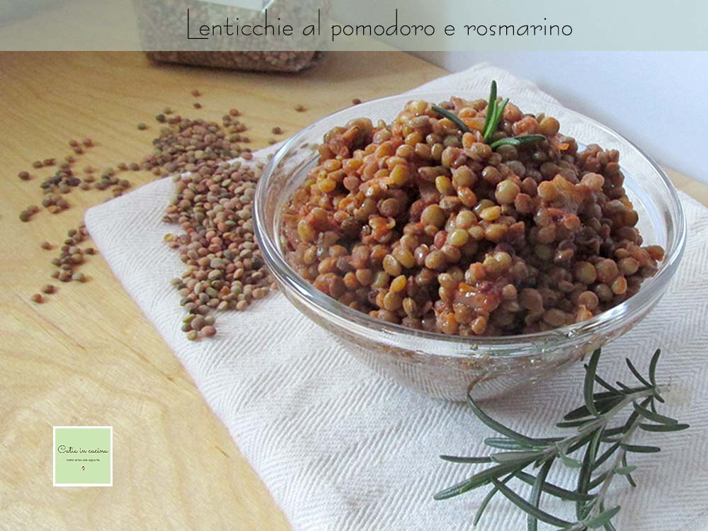 lentilhas com tomate e alecrim