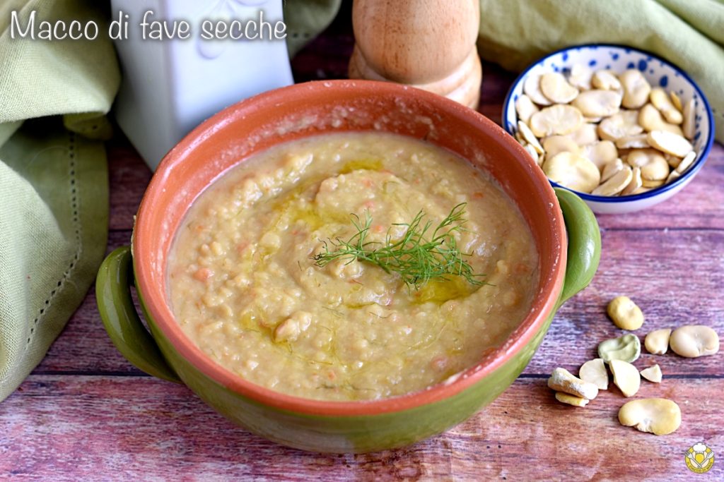 macco de favas secas siciliano receita original sopa de favas cremosa com erva-doce o chicco di mais