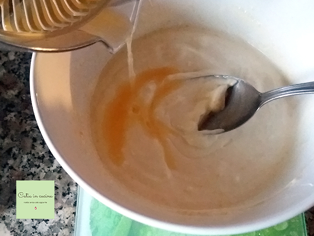 mascarpone e suco espremido