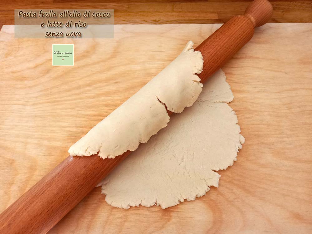 massa folhada com óleo de coco sem ovos