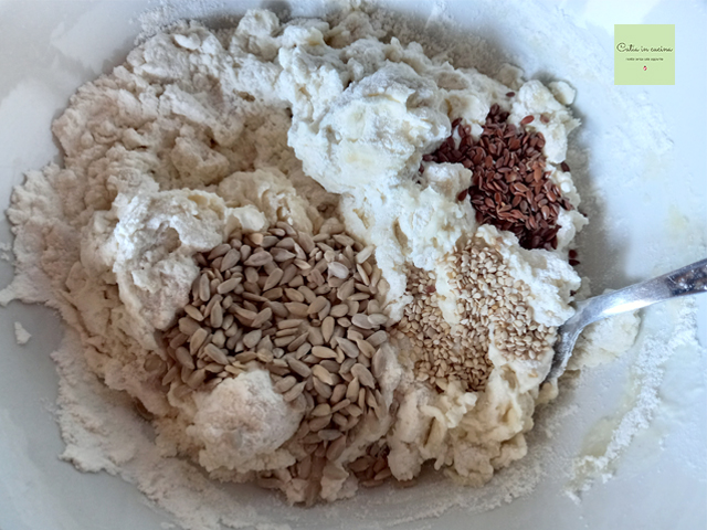 massa louca com sementes - ingredientes