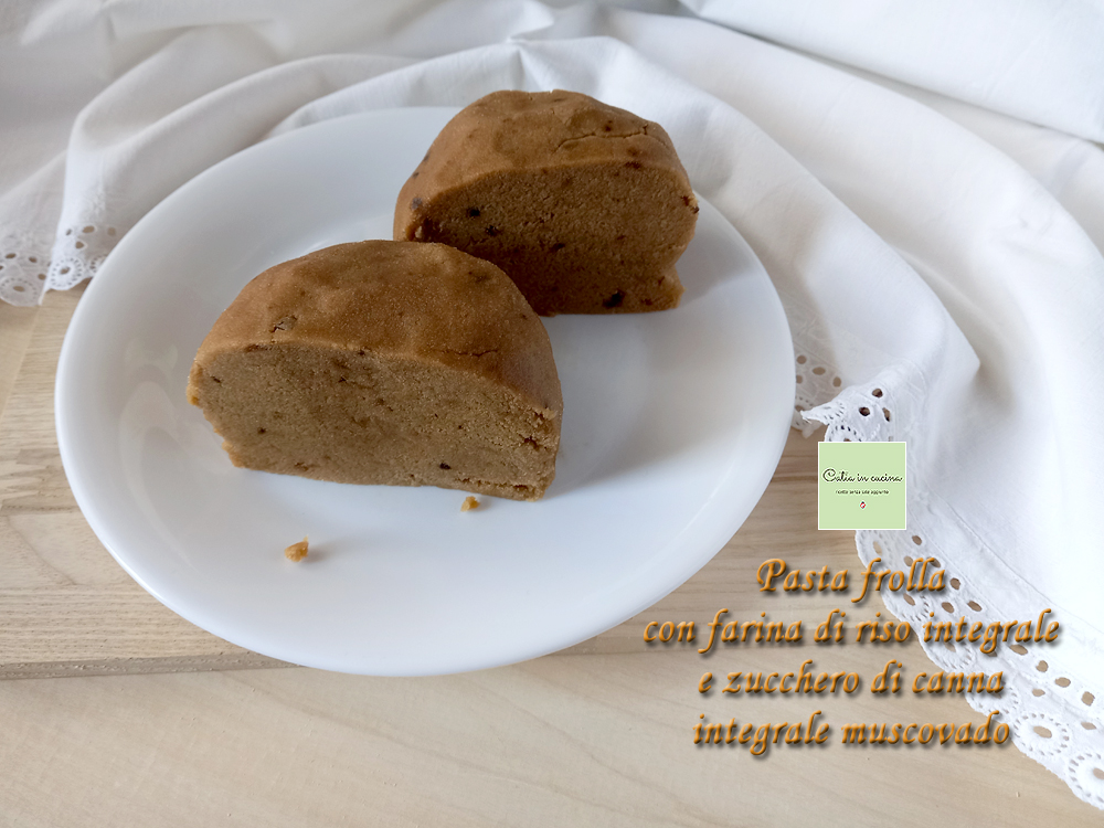 massa podre de farinha de arroz integral e mascavo