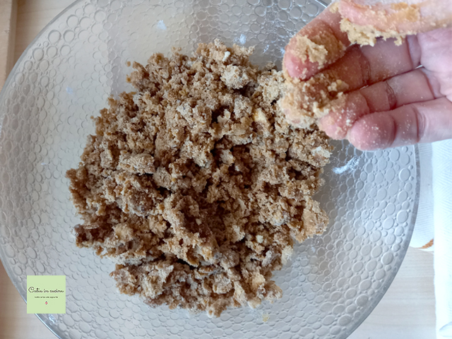 massa quebrada com farinha de arroz integral - migalhas