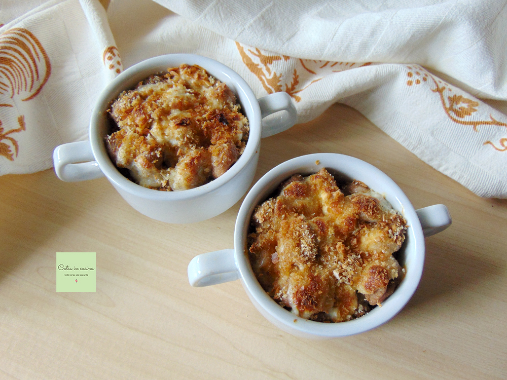 Nhoque de espelta integral gratinados