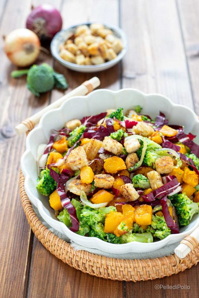 panzanella de legumes de inverno