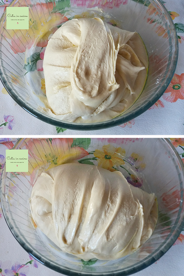 pão com autólise dobras na tigela