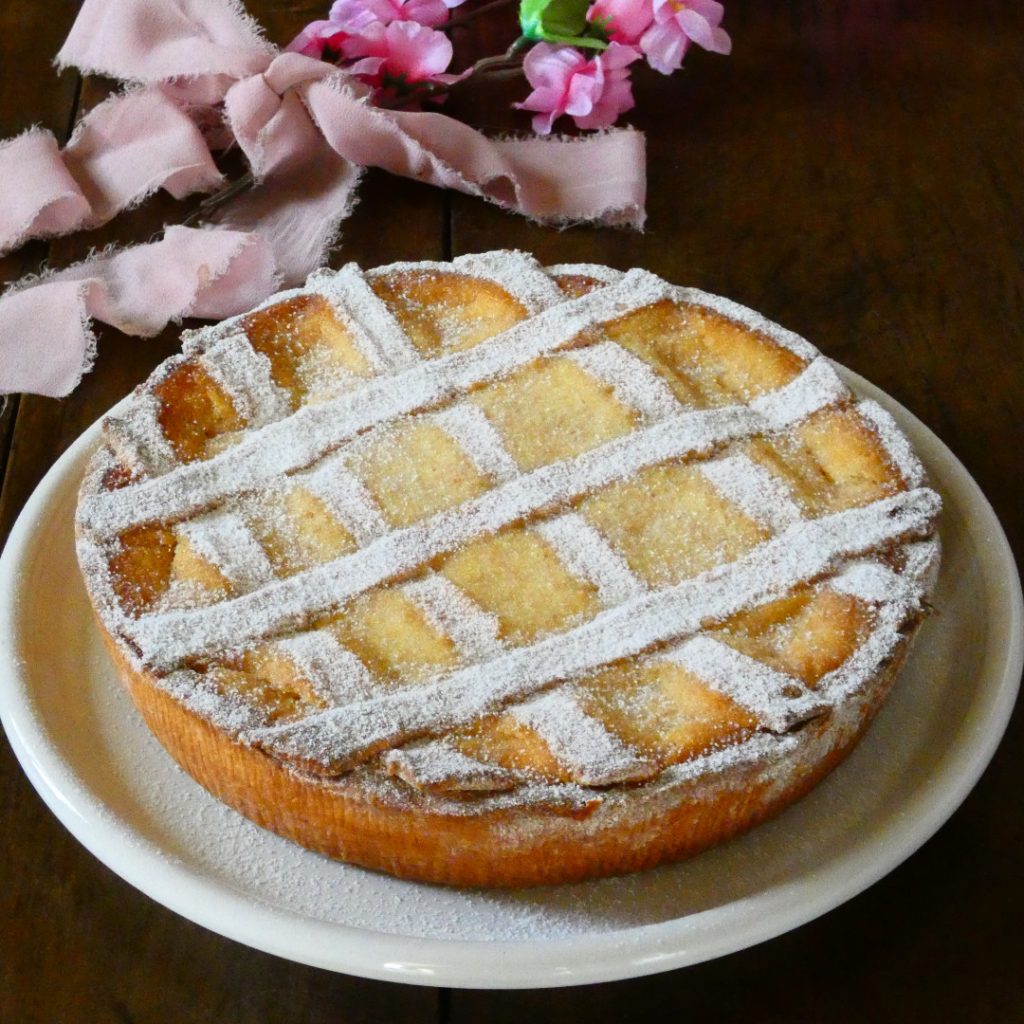 pastiera napolitana fundo escuro