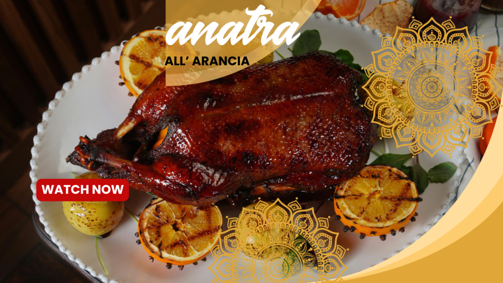 Pato ao molho de laranja na panela de pressão