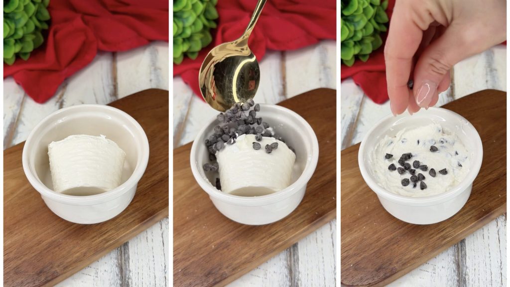 Doce cremoso de ricota e chocolate na fritadeira a ar