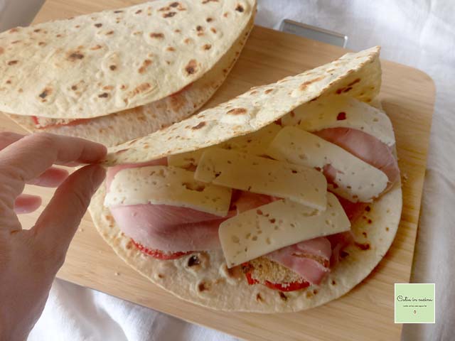 piadina recheada passo 2