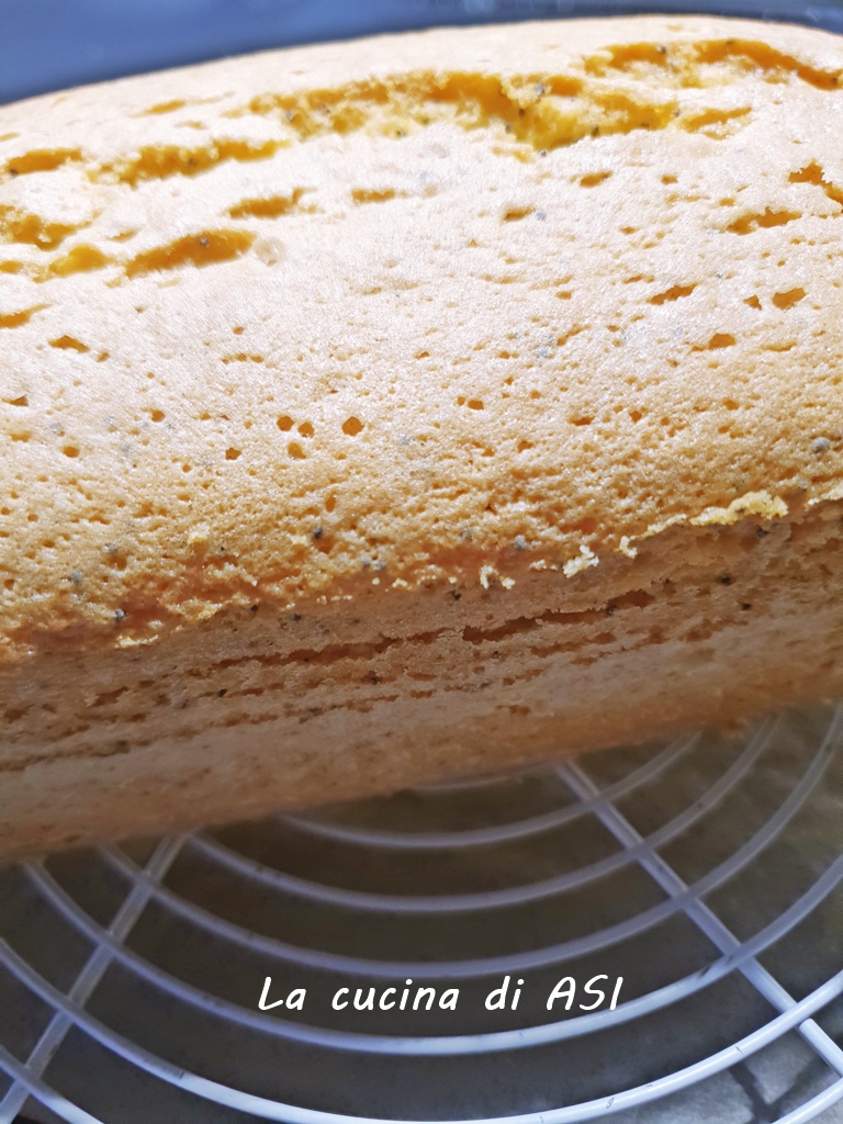 plumcake semi di papavero e limoncello senza glassa
