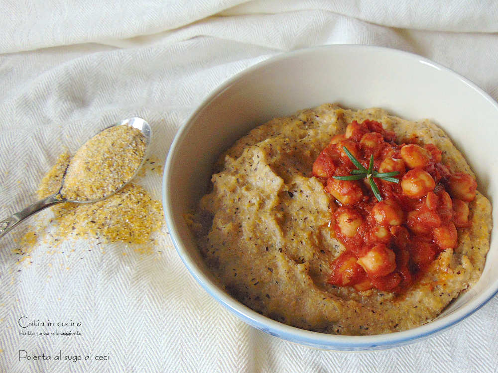 Molho picante de grão-de-bico (e polenta)
