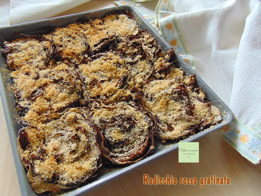 Radicchio rosso gratinado