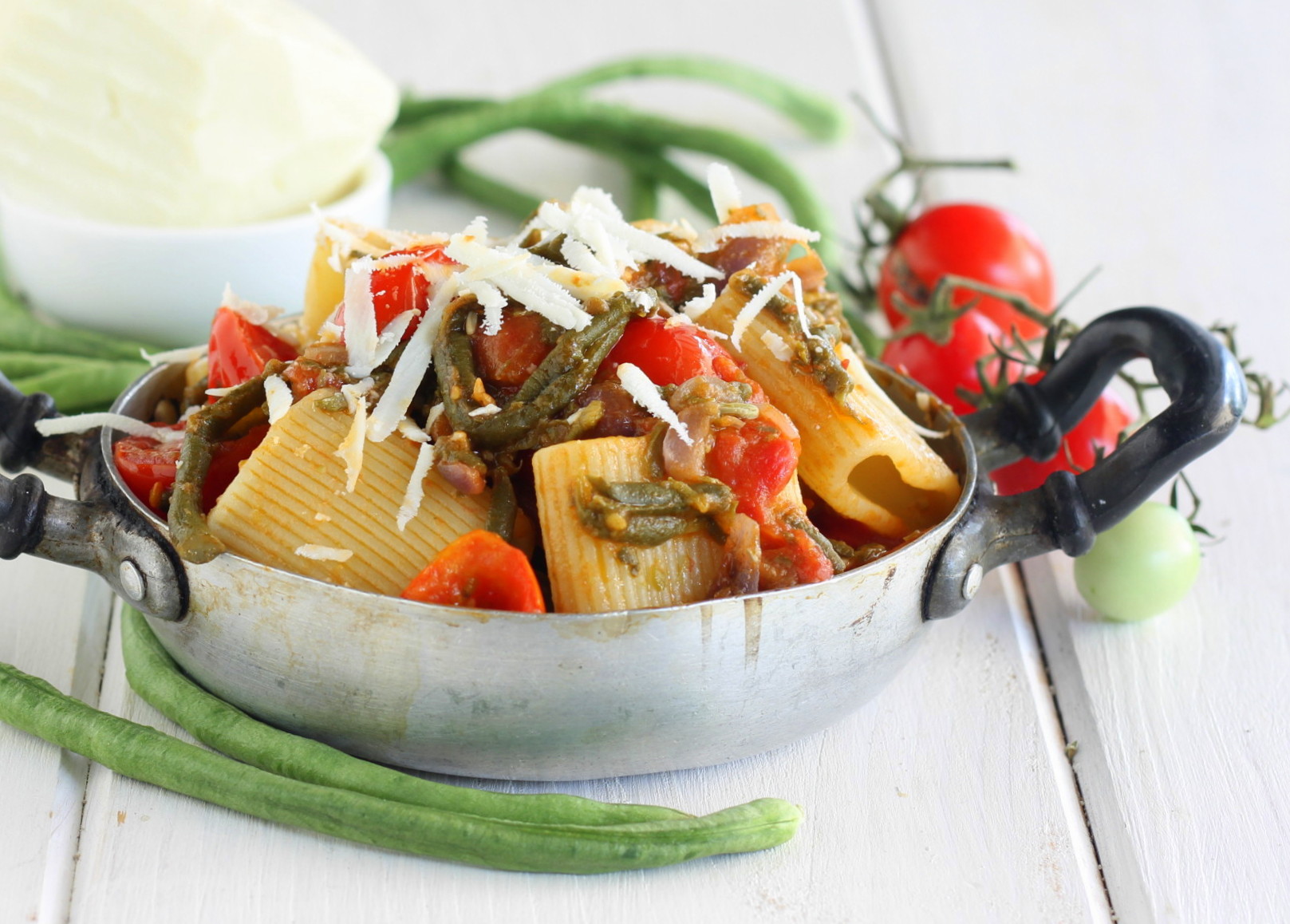 Macarrão com vagens