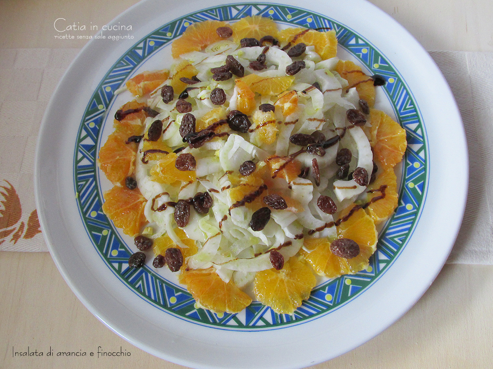 salada erva-doce laranja