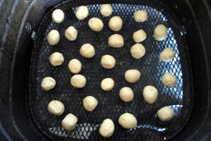 Struffoli veganos preparação, Coma sem Barriga