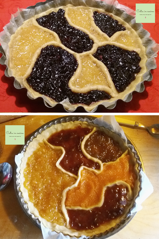 torta de duas cores ao meu modo para assar