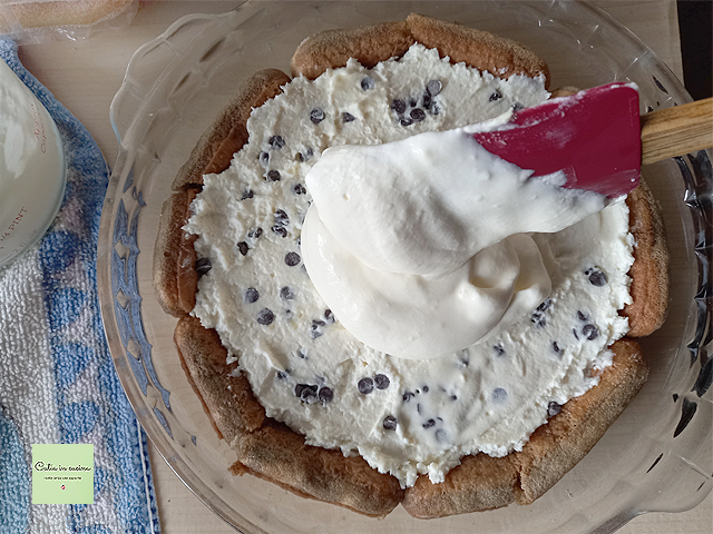 cobrir com o creme de leite