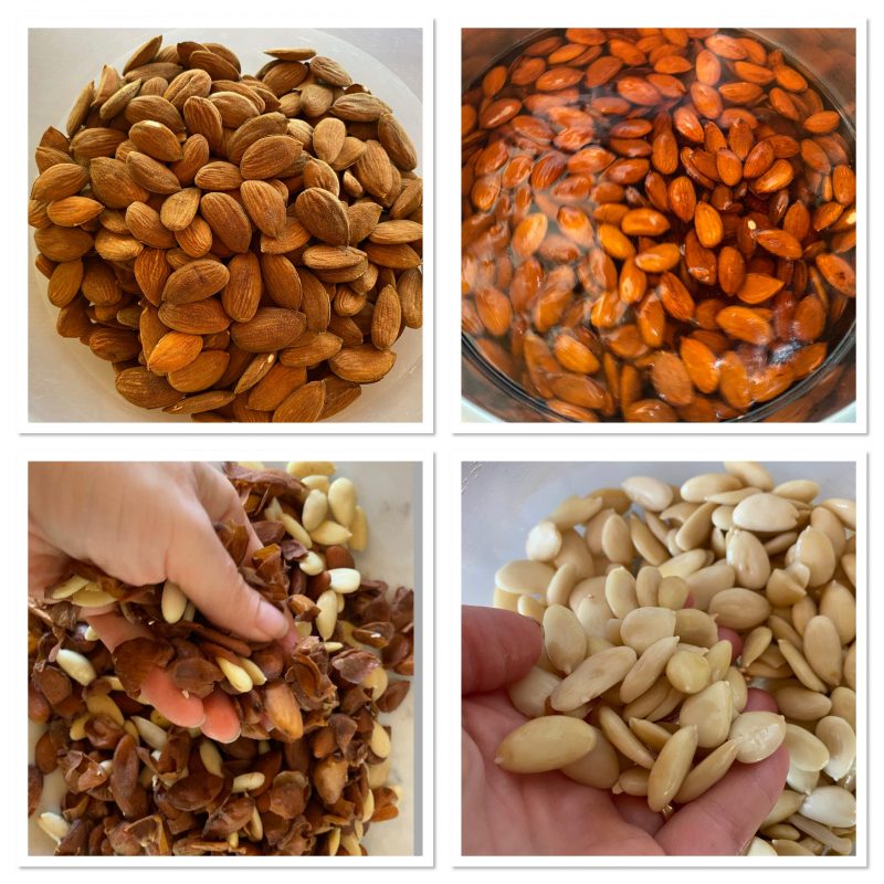 leite de amêndoas siciliano