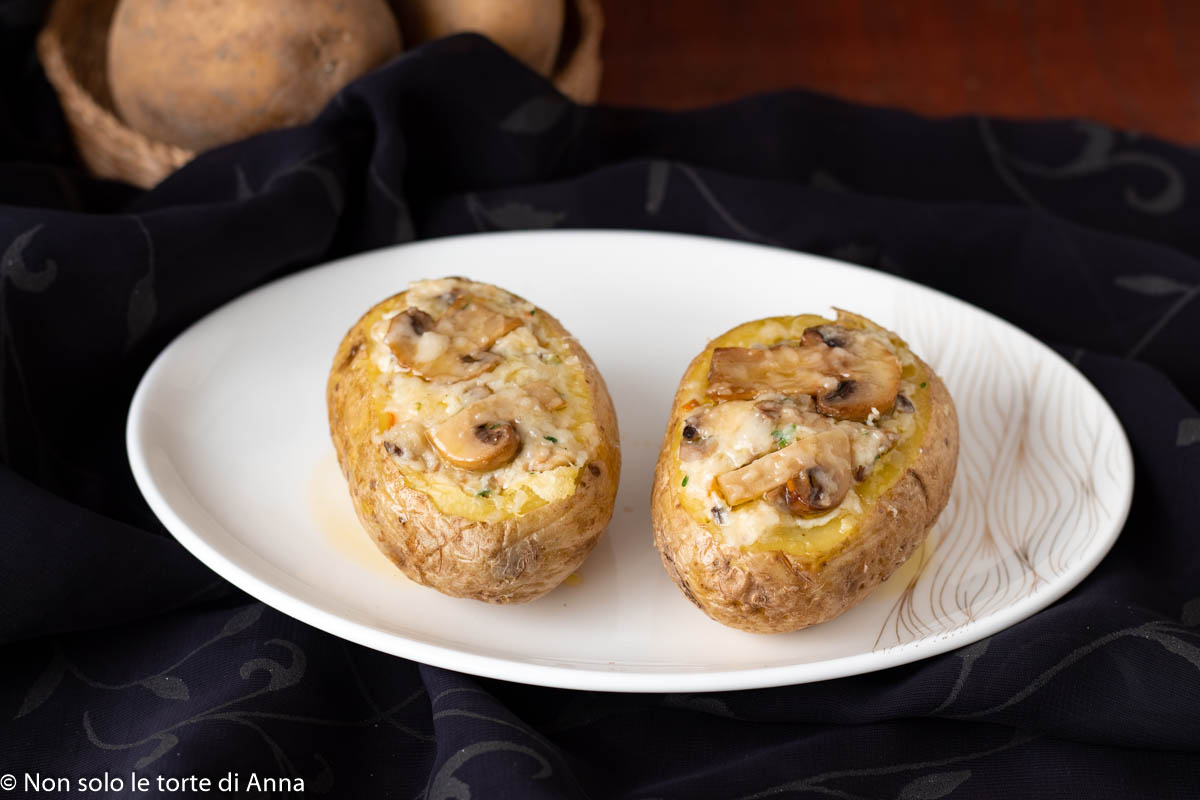 Batatas Recheadas no Microondas