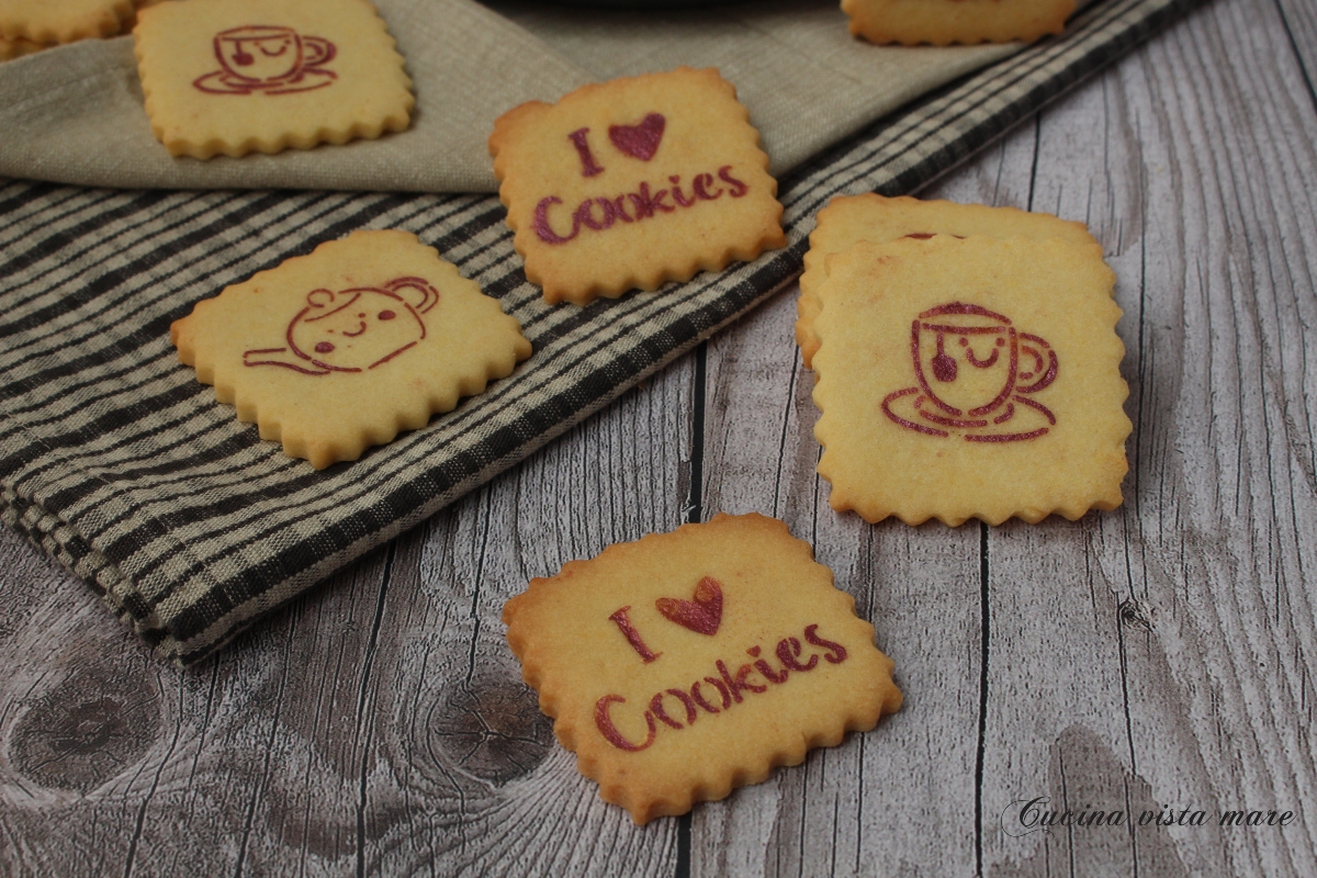 Biscoitos de limão desenhados