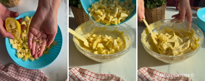 Bolo de Maçã com Creme de Leite 4