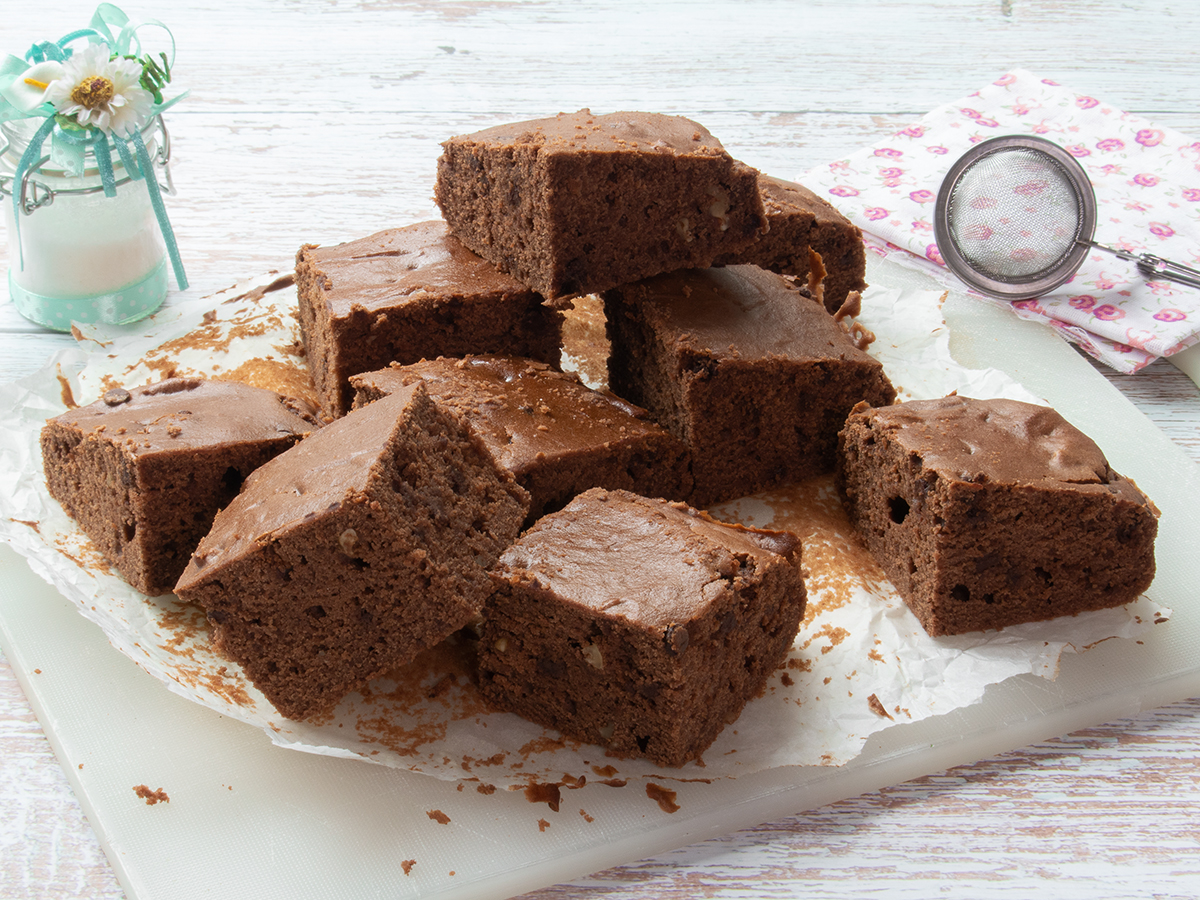 Brownie de ricota na fritadeira a ar