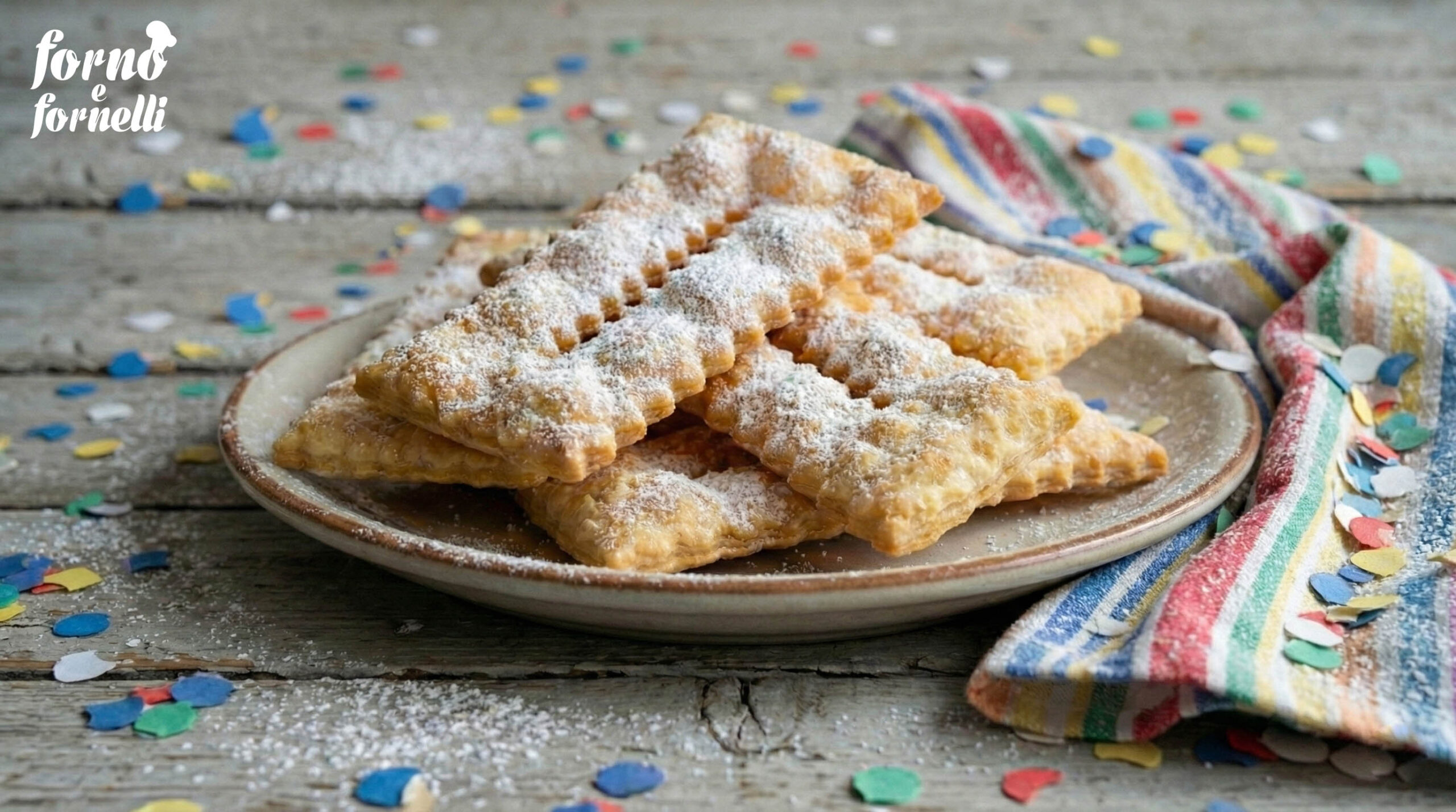 Chiacchiere de massa folhada