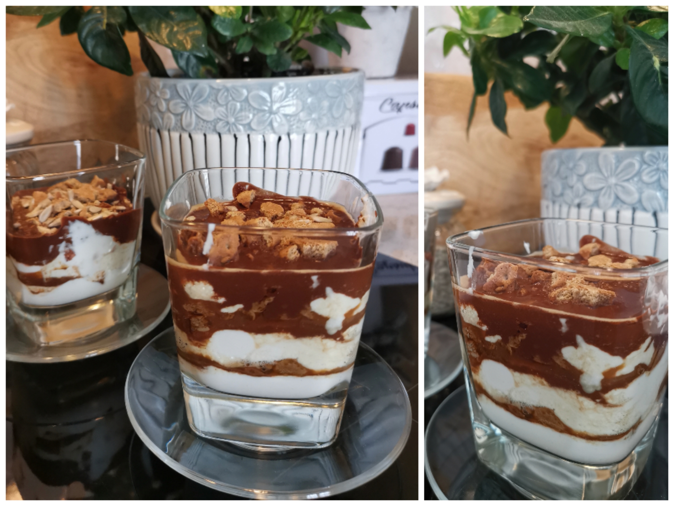 Creme de sobremesa de cacau