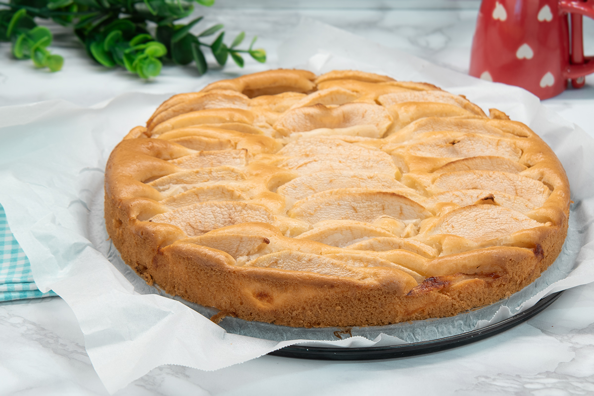 Bolo de maçã sem ovos – receita vegana