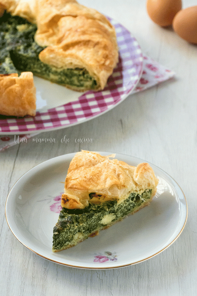 Torta salgada de espinafre e ricota