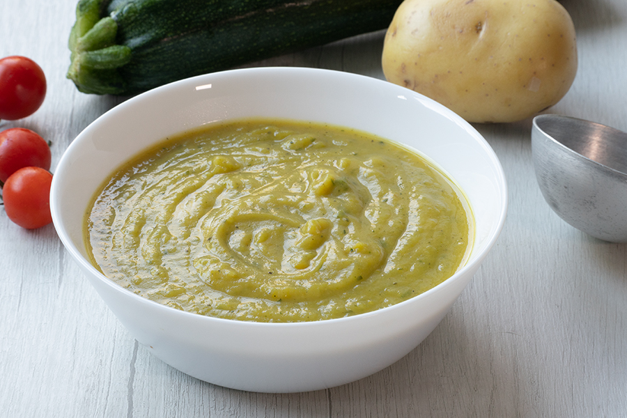 Sopa cremosa de abobrinha