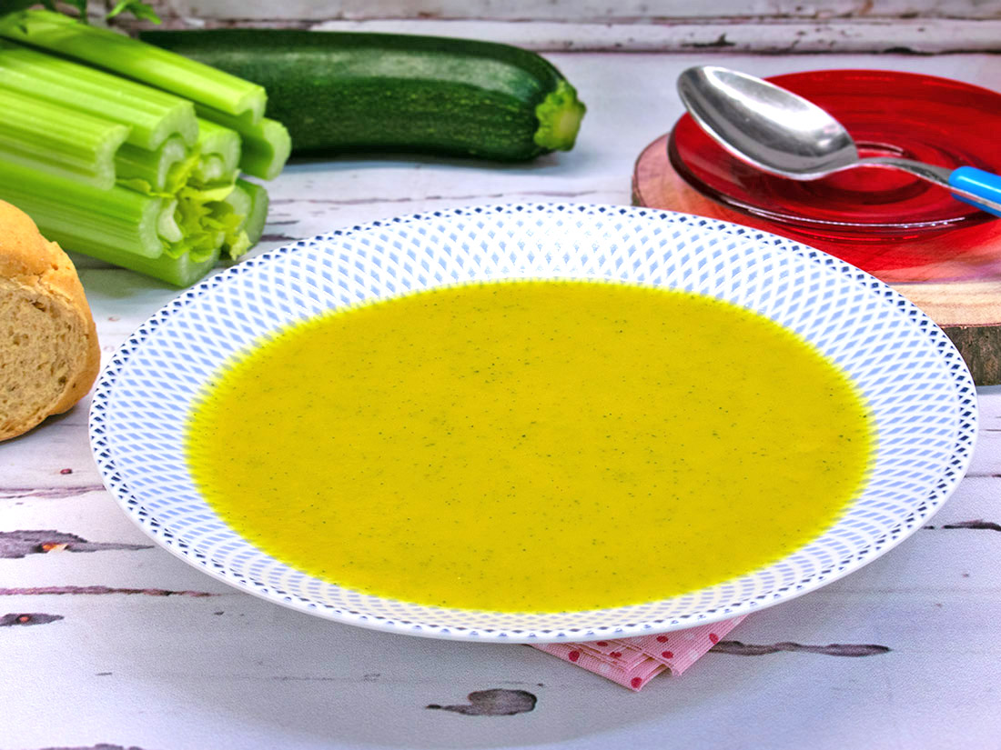 Sopa cremosa de legumes sem batatas – também com Bimby