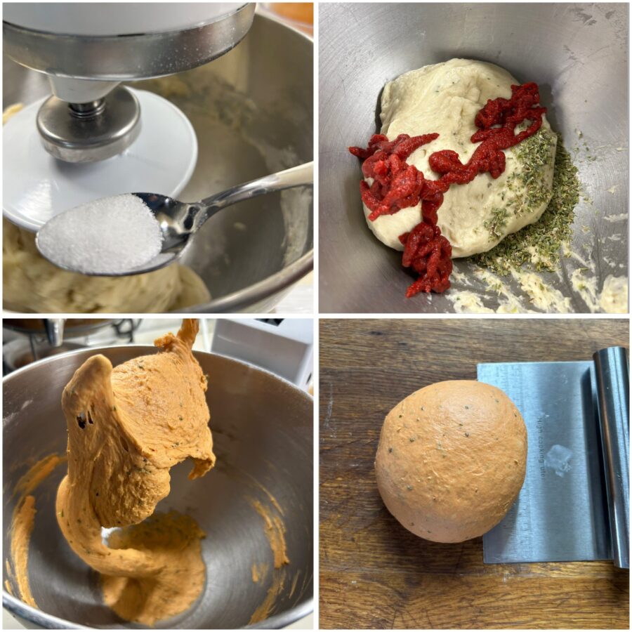 grissini caseiros ao tomate