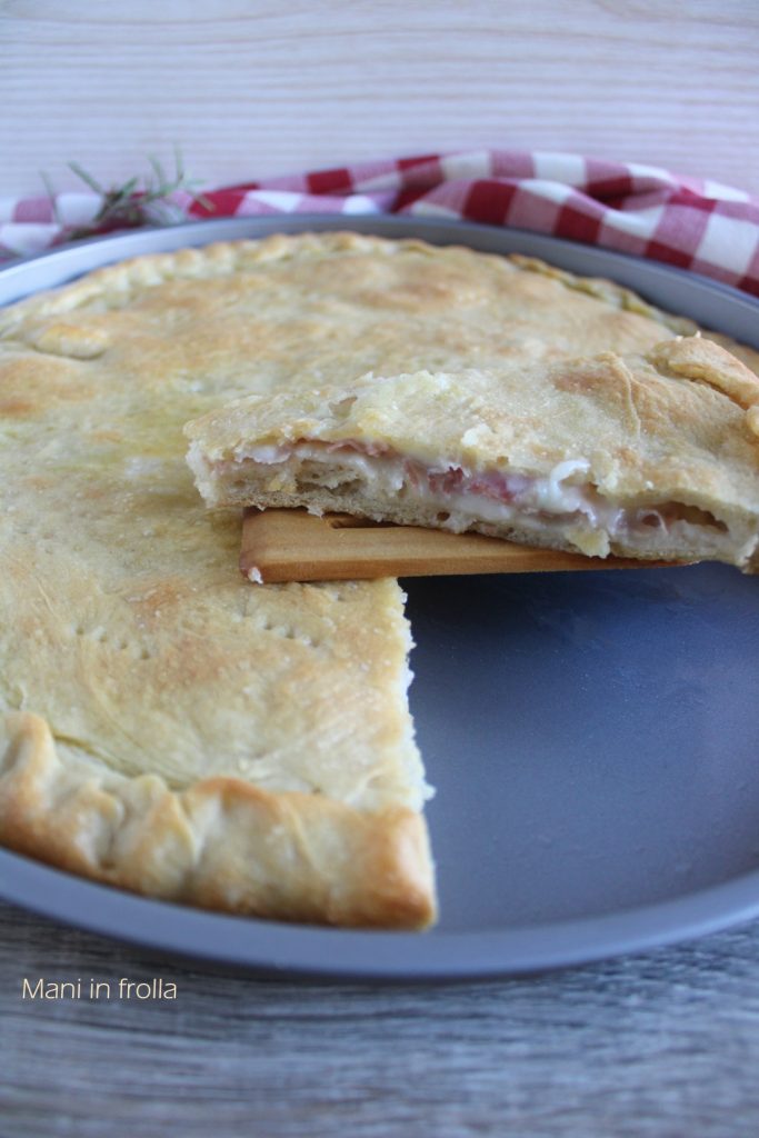 Focaccia recheada com Presunto e Queijo