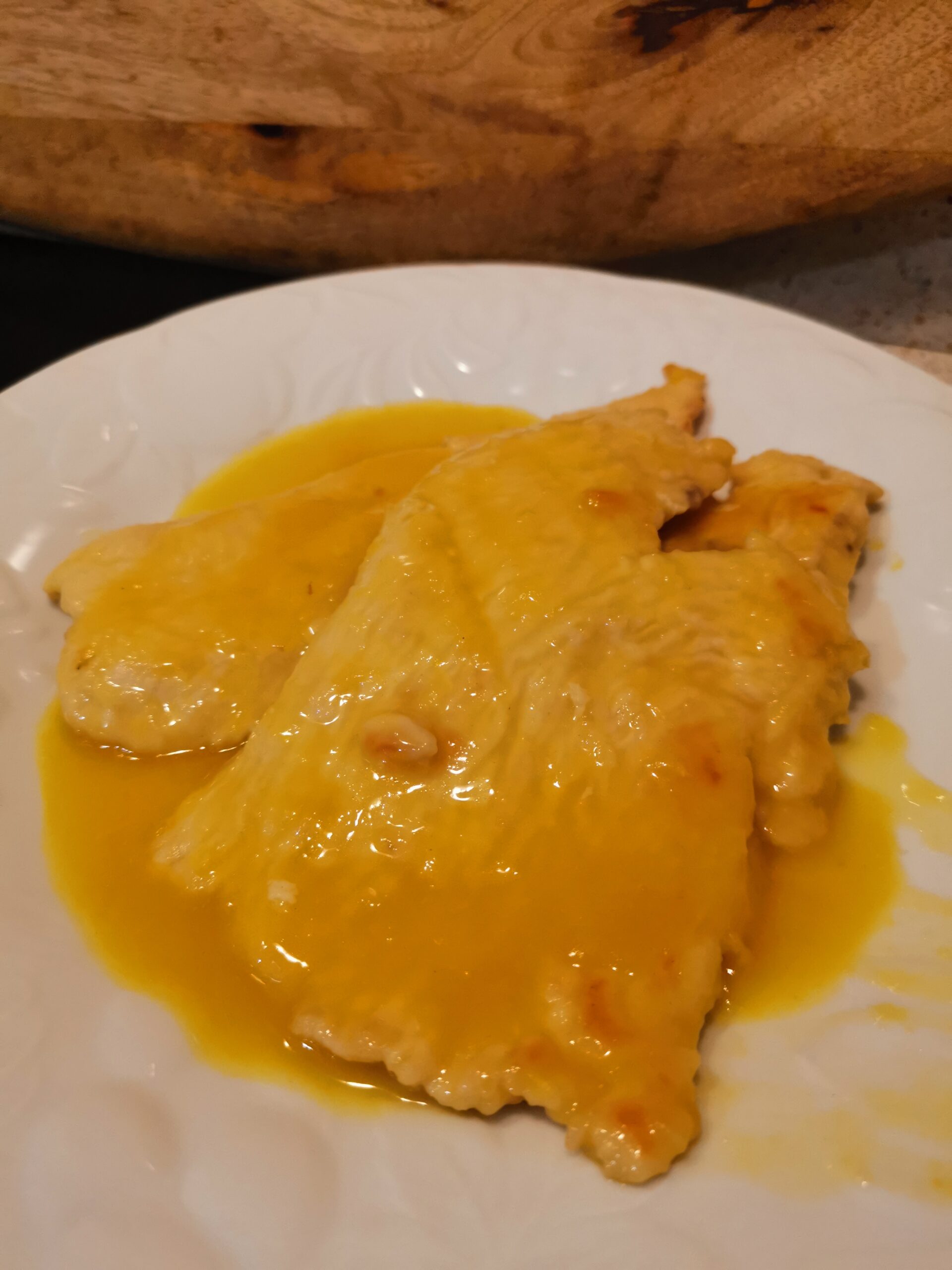 Filés de frango à laranja