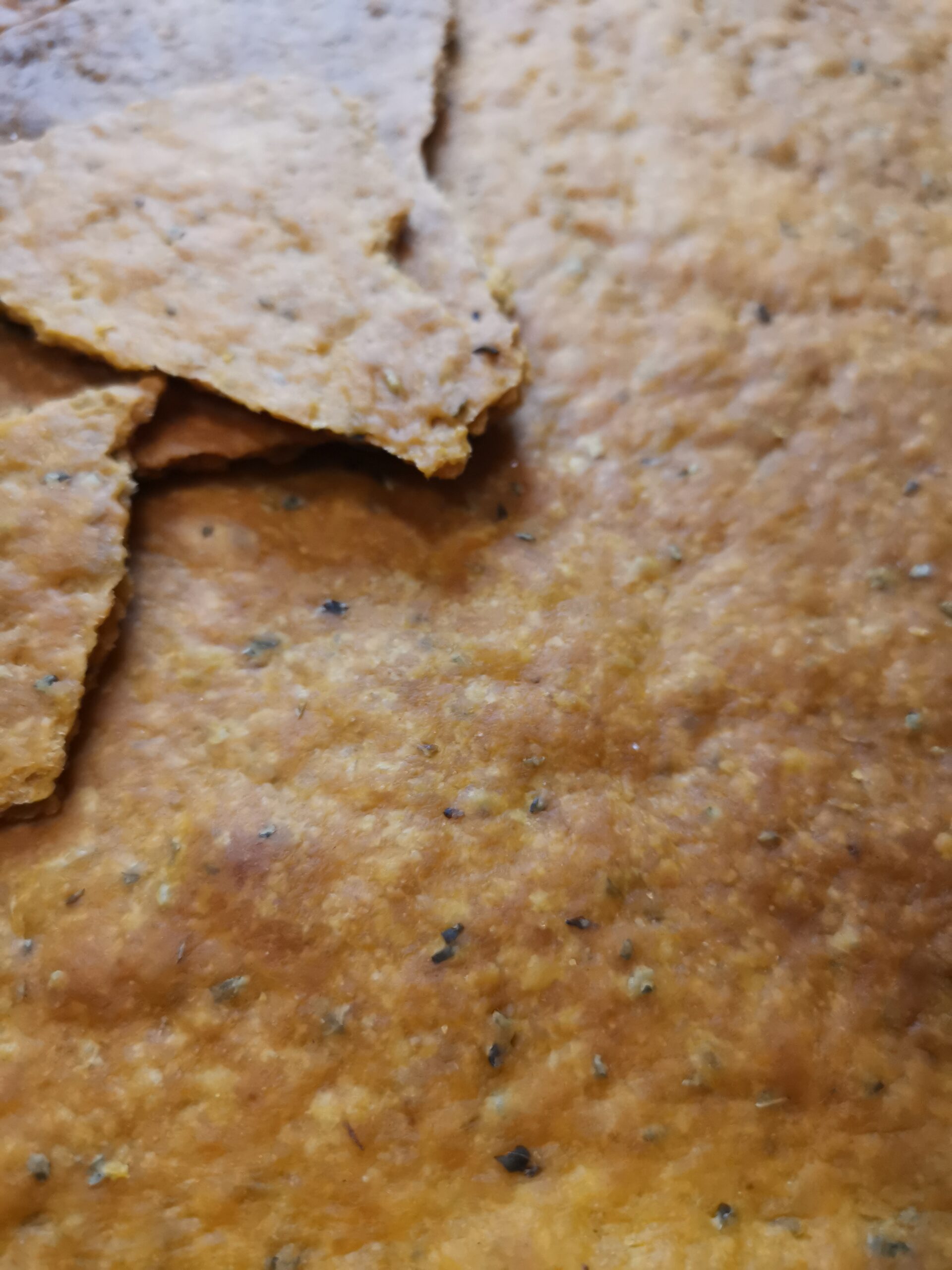 Focaccia seca pizzata