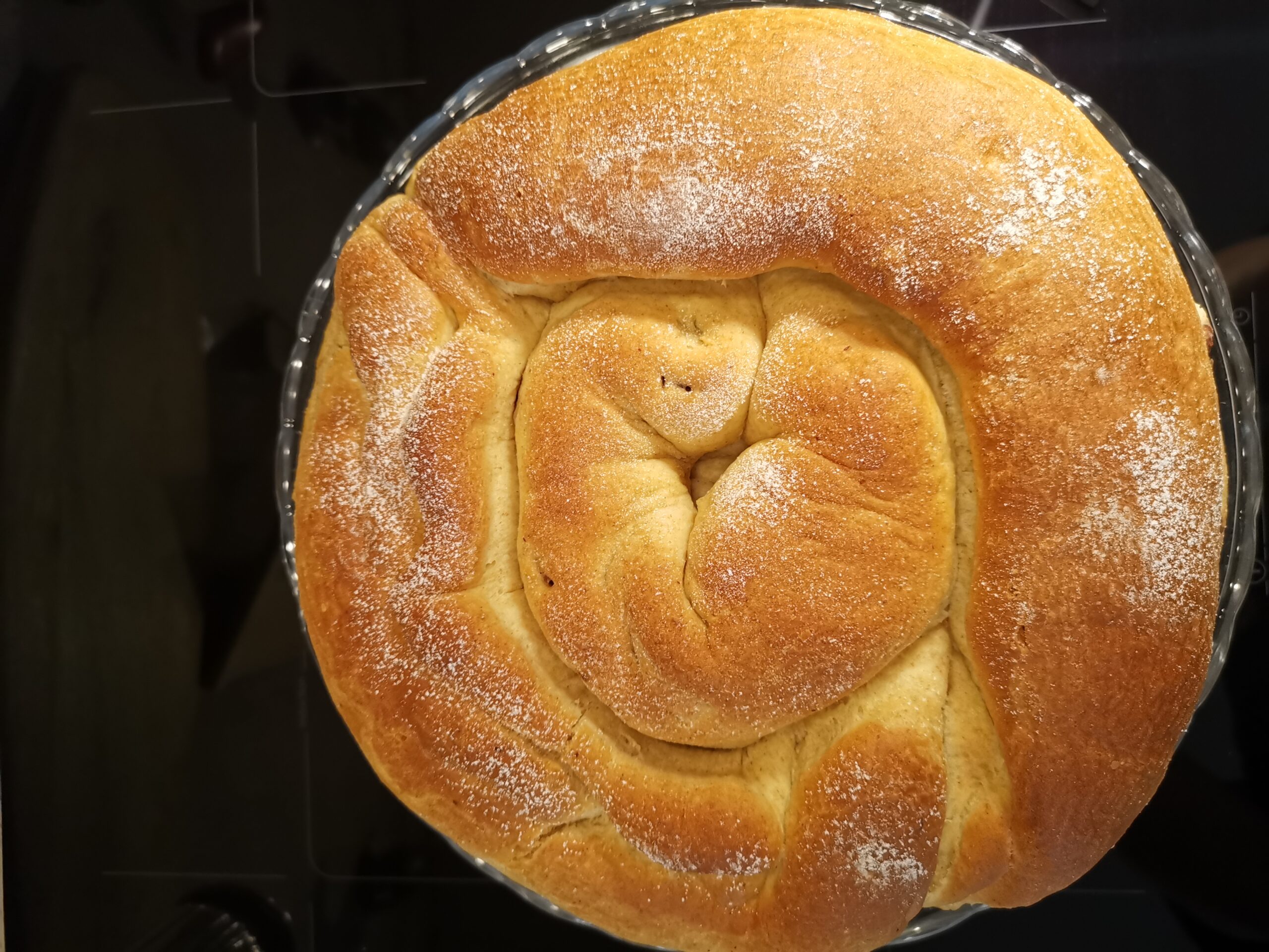 Torta pan brioche de chocolate