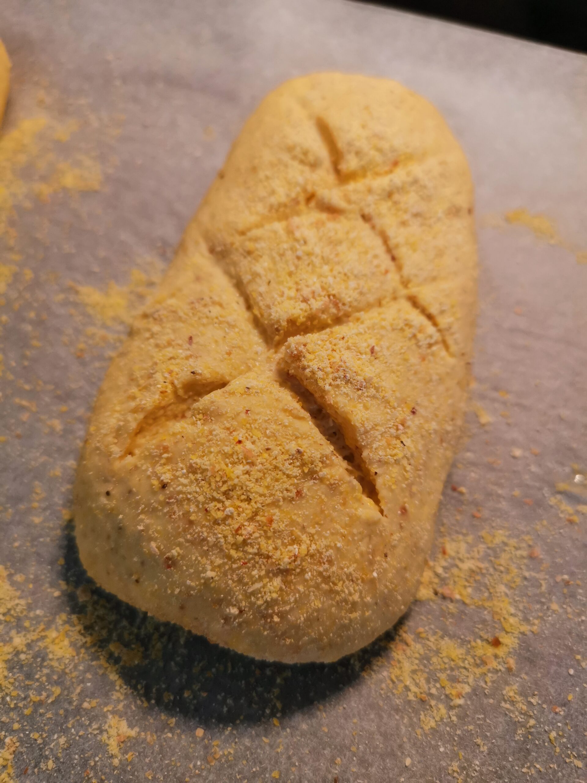 Pãezinhos com farinha de milho