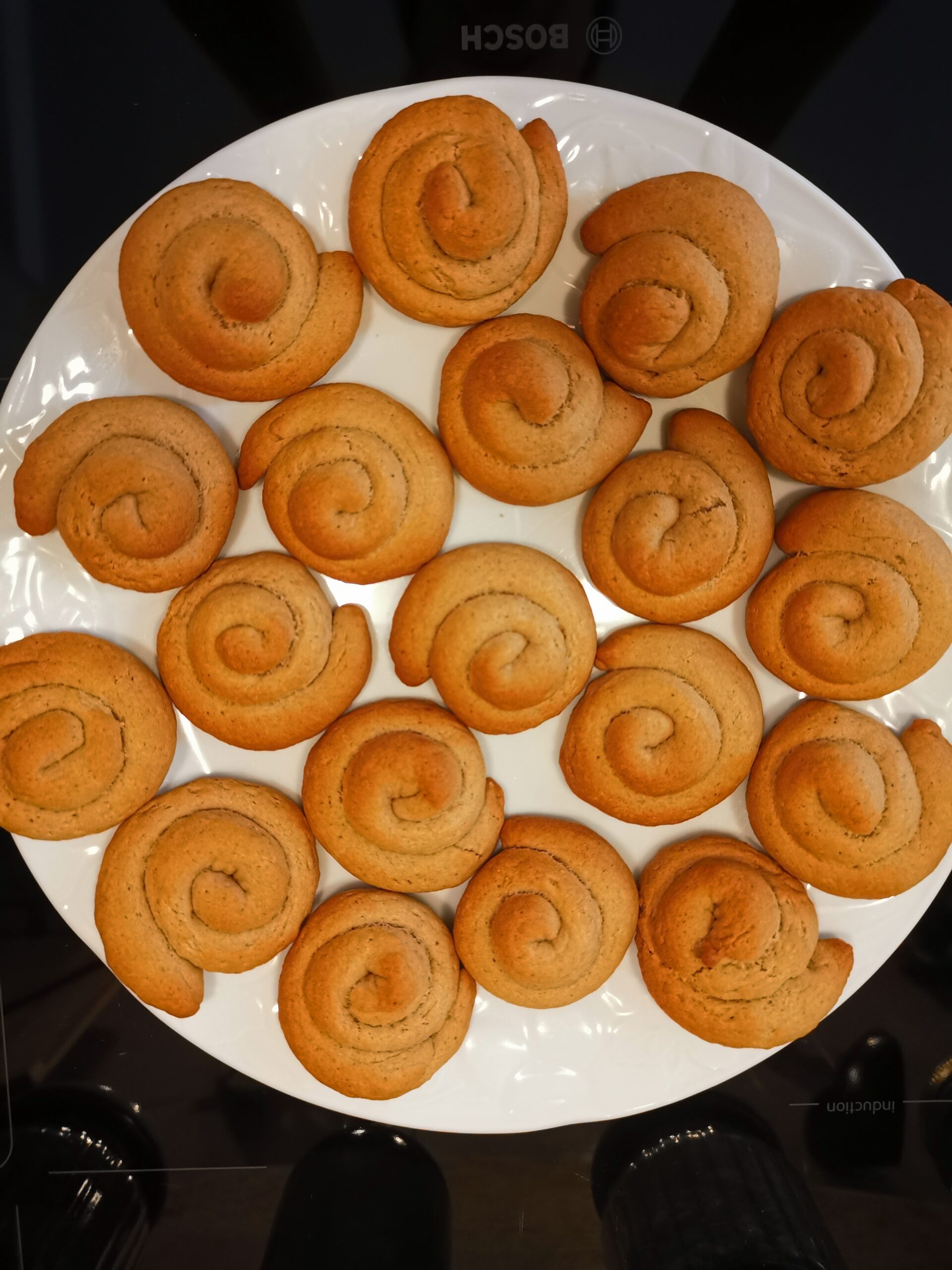 Biscoitos girella ao óleo