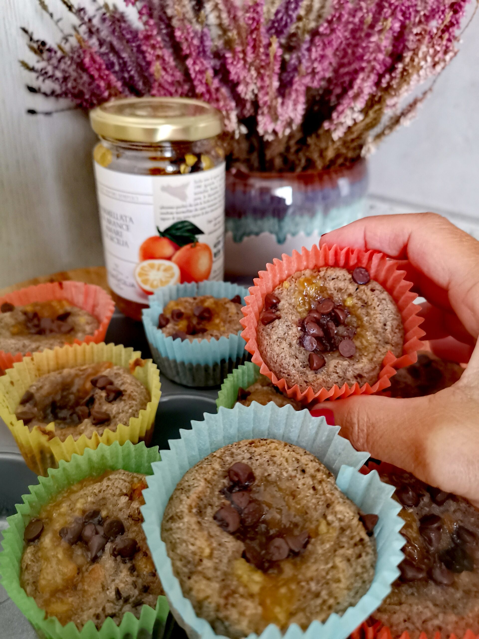 Muffin de trigo sarraceno e laranjas amargas