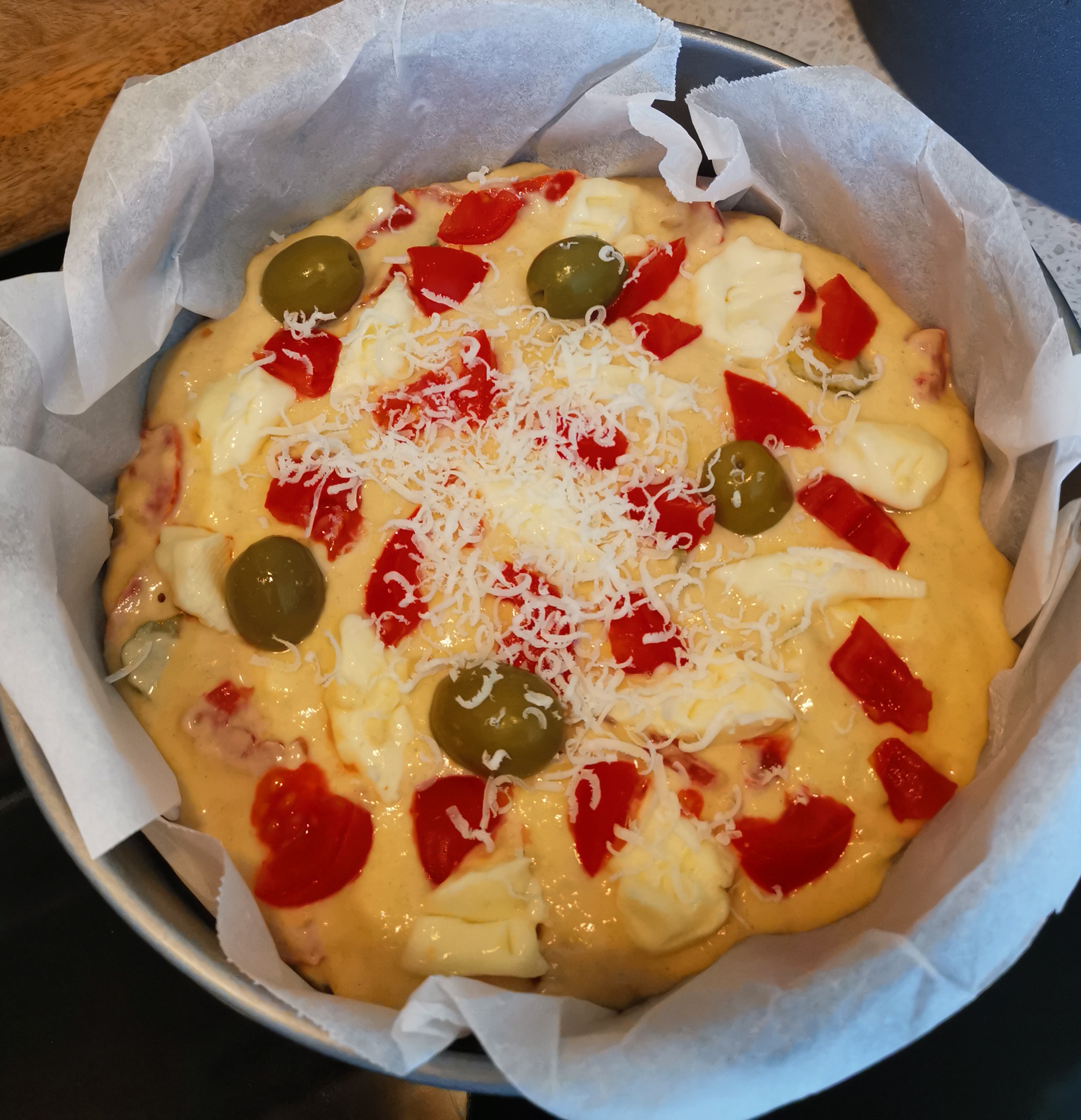 Bolo Salgado Fofo com Brie