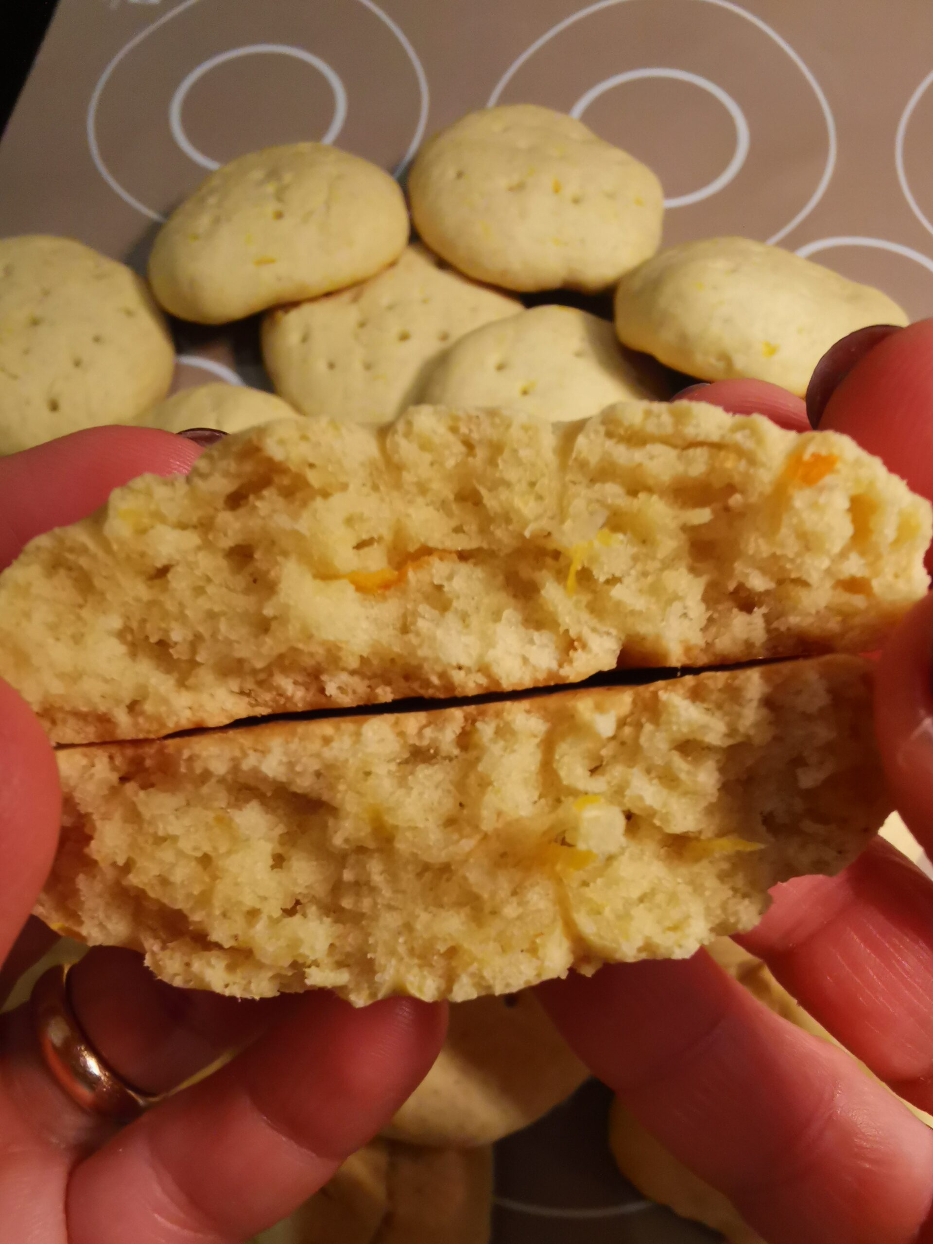 Biscoitos de tangerina
