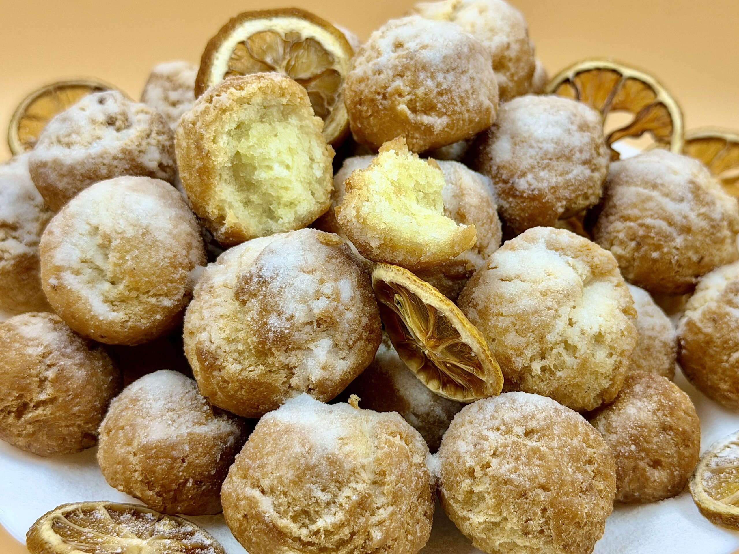 Castagnole de limoncello sem ovos: a receita fácil e perfumada