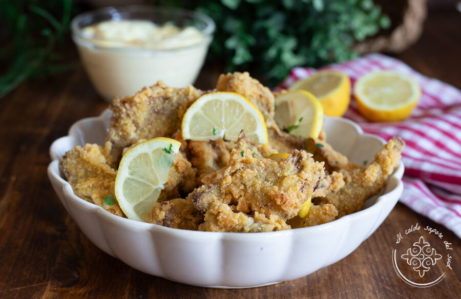 Alcachofras fritas crocantes