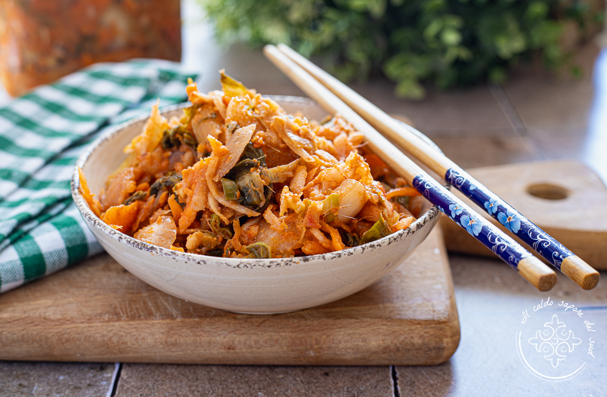 Kimchi feito em casa